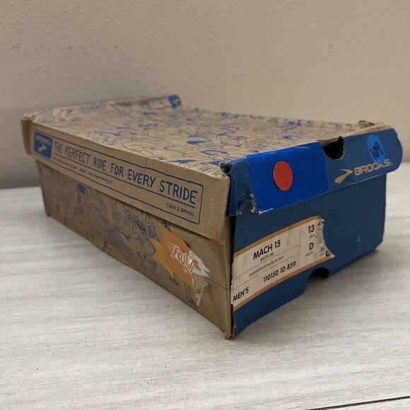 BROOKS MACH 15 MENS SZ 13 GREEN CROSS COUNTRY FLAT RUNNING SHOES - Picture 12 of 13